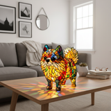 Hehkuva Pomeranian – hehkuva LED-koristevalaisin
