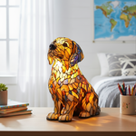 Ystävällinen Loistava Sielullinen Kultainen Retriever – hehkuva LED-koristevalaisin