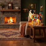 Border Collie – hehkuva LED-koristevalaisin