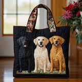 Käsityölaukku – Labradori Trio