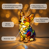 Corgi Onnellisuus – hehkuva LED-koristevalaisin