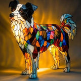 Border Collie – hehkuva LED-koristevalaisin