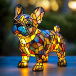 Loistava Ranskalainen Bulldog – hehkuva LED-koristevalaisin