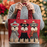 Käsityölaukku – Trio Schnauzer